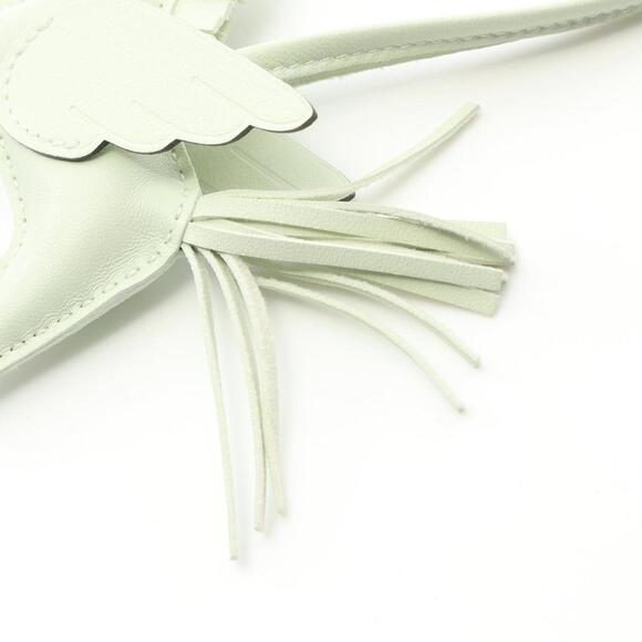 HERMES Green Leather Charm - Picture 5 of 6